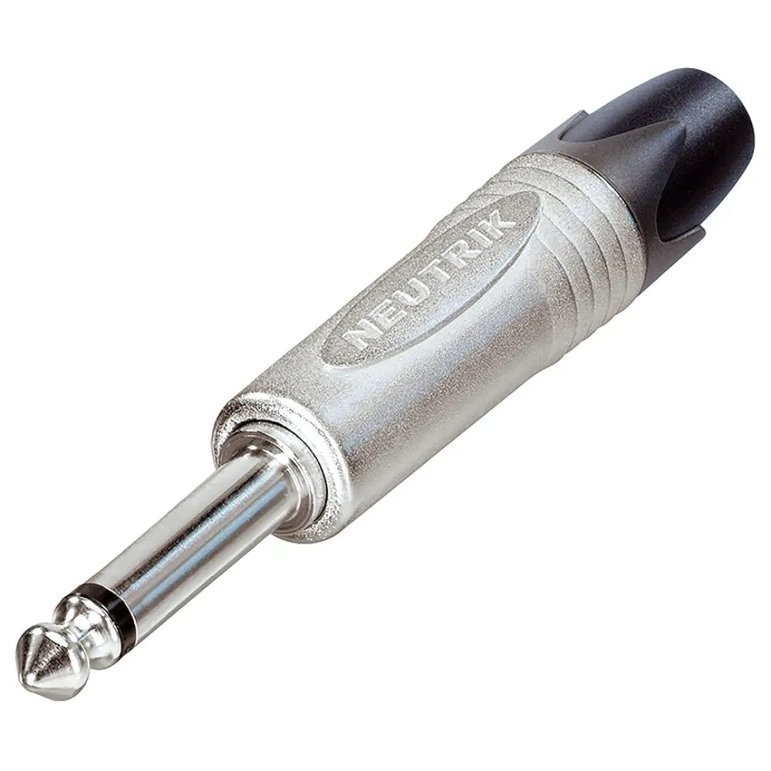 Fiche ecouteur mono blindee en Metal 1/4 po