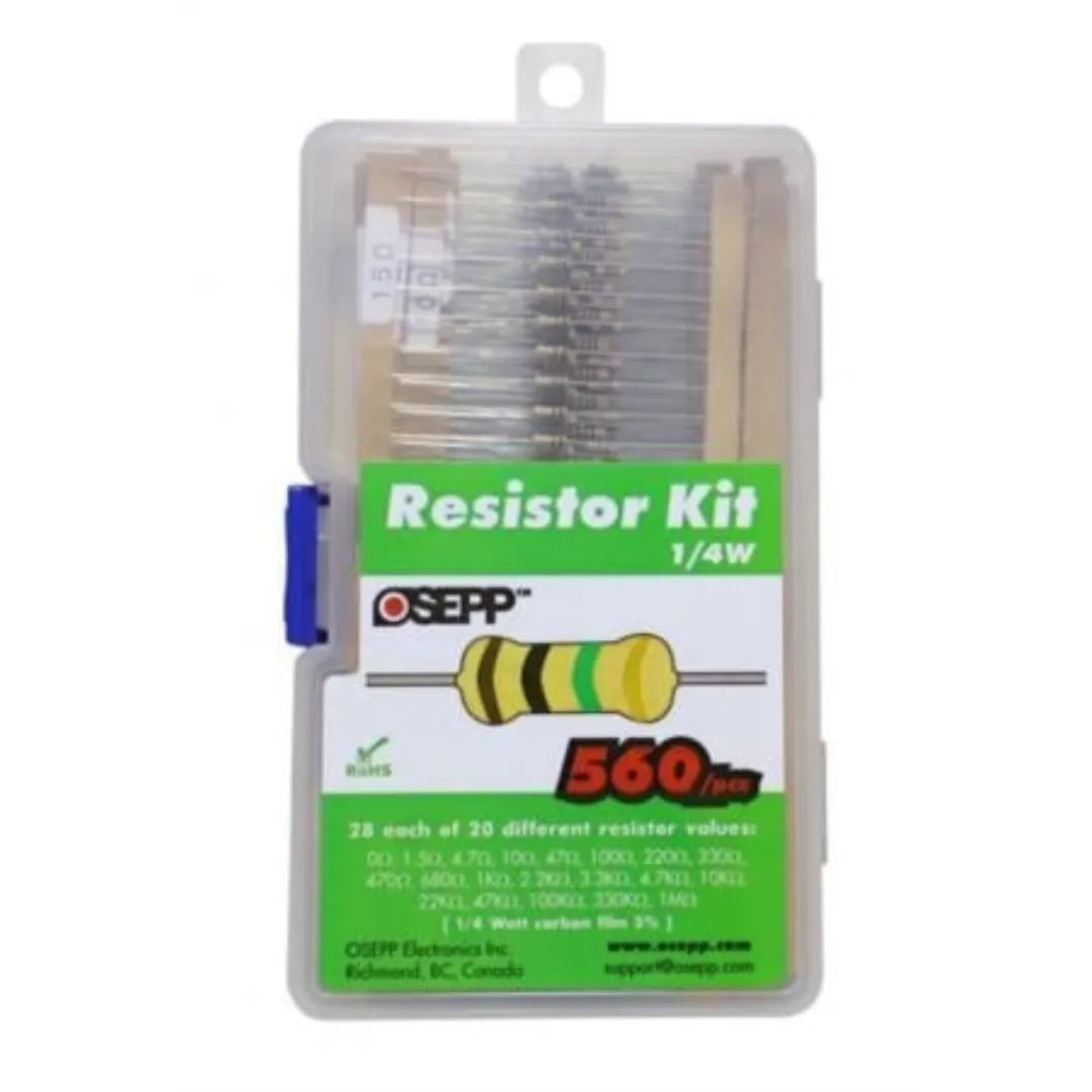 Ensemble assorti de resistances 560PCS