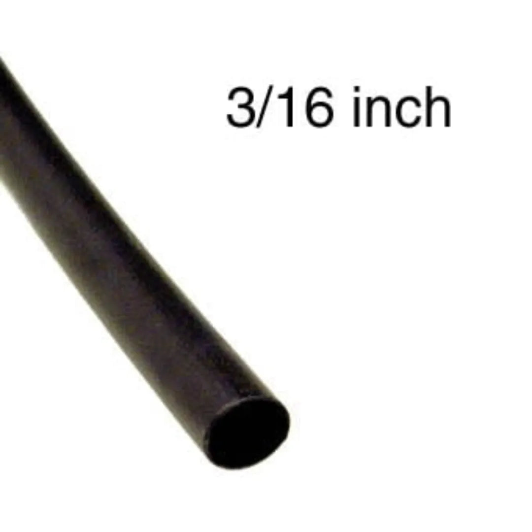 Tube thermoretractable dual wall avec colle, 3/16 noir (4')