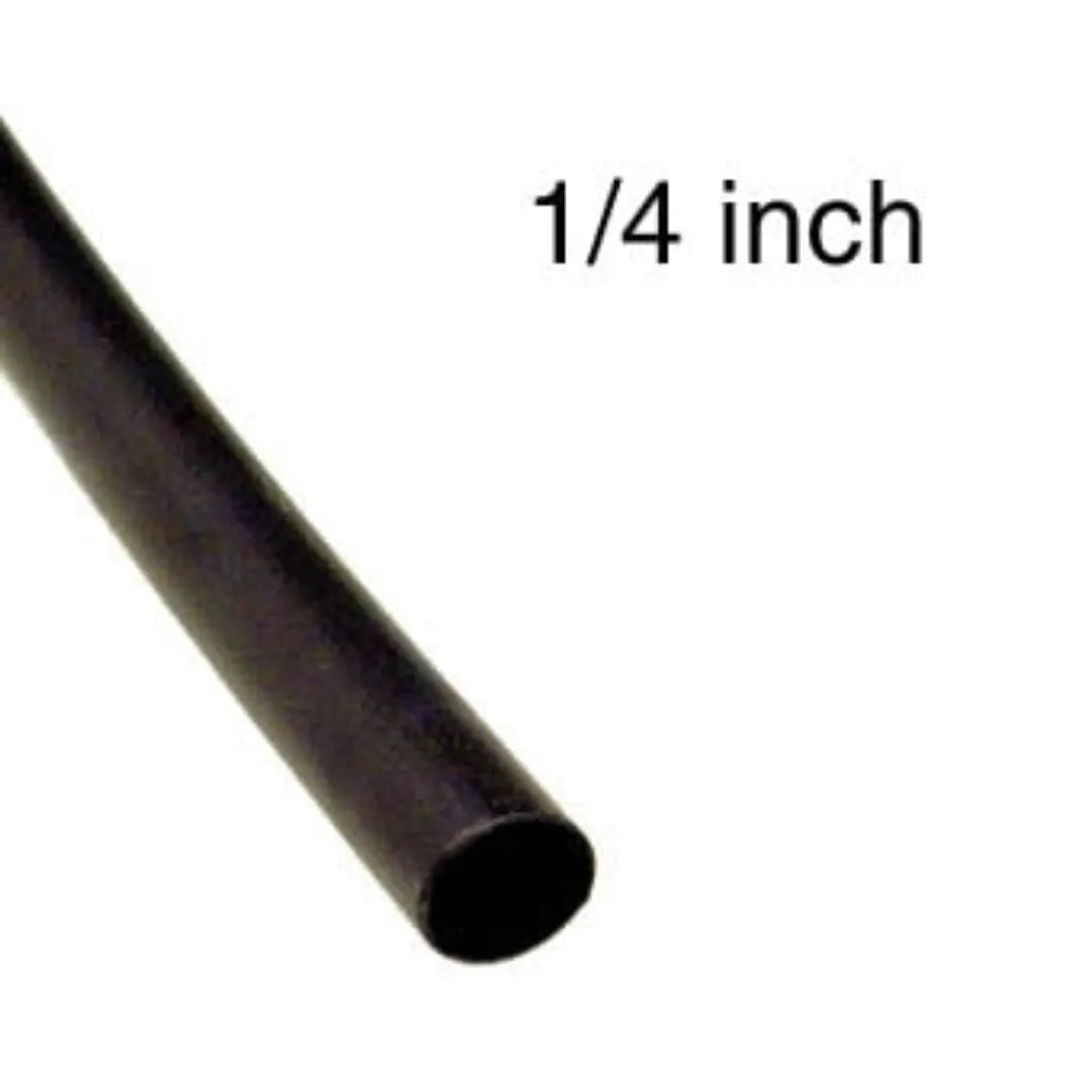 Tube thermoretractable dual wall avec colle, 1/4 noir (4')