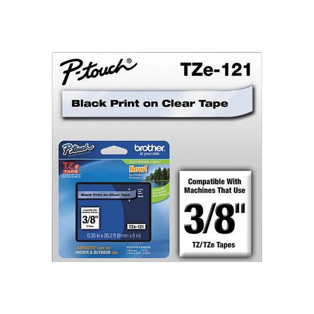 Ruban NOIR/CLAIR 9MM p-touch (TZ-121)