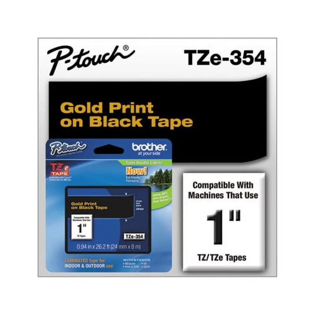 Ruban OR/NOIR 24MM p-touch (TZ-354)