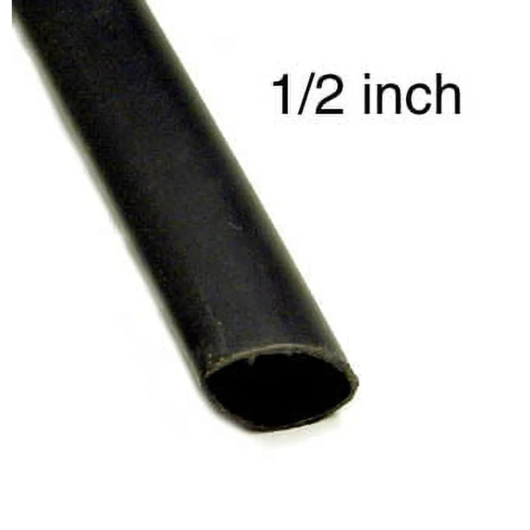 Tube thermoretractable dual wall, avec colle, 1/2 noir (4') (CQ-9833)