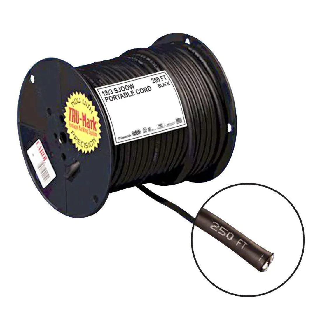 Cable de rallonge 3C/18AWG sjoow