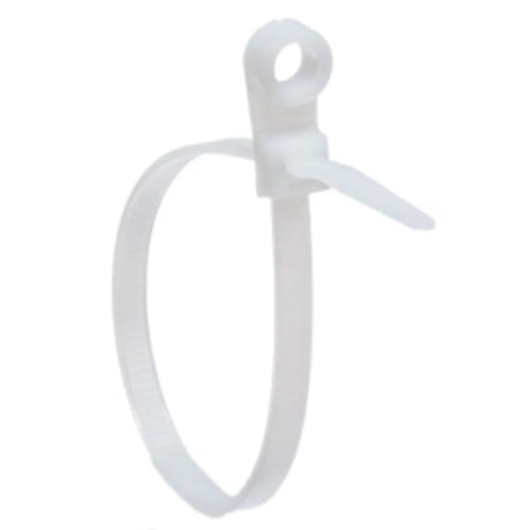 Attaches auto-bloquante 8 blanc 100PK