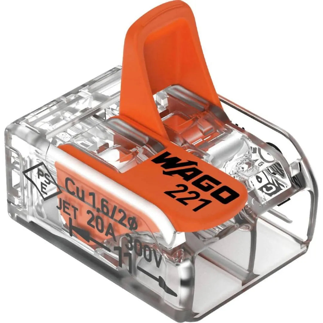 Terminal block, 2POS, 12AWG, wago (1)