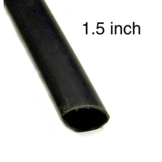 Tube thermoretractable avec colle noir, 1-1/2po (4') (CQ-7409)