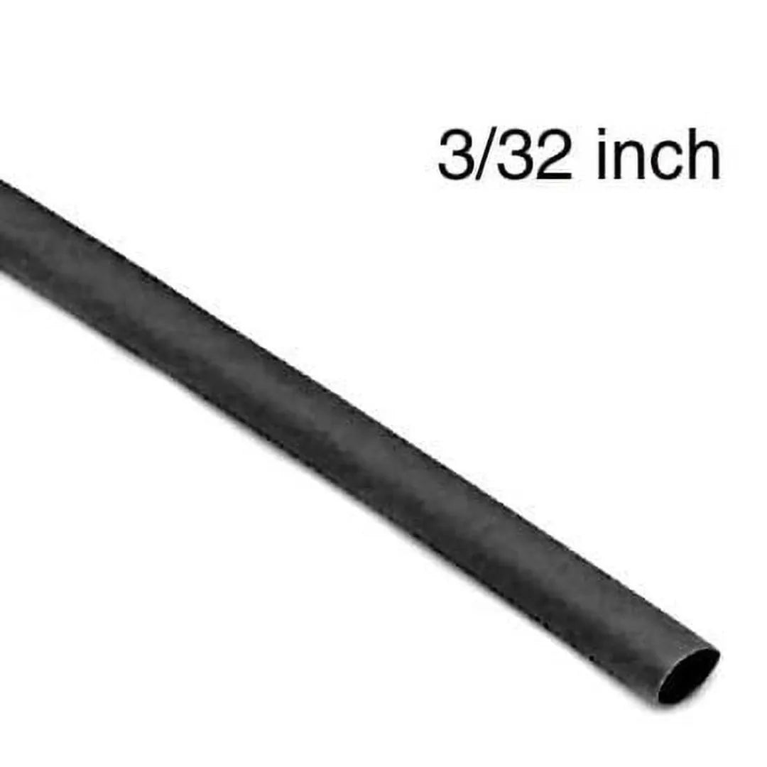 Tube thermoretractable noir, 3/32po (4') (CQ-142)