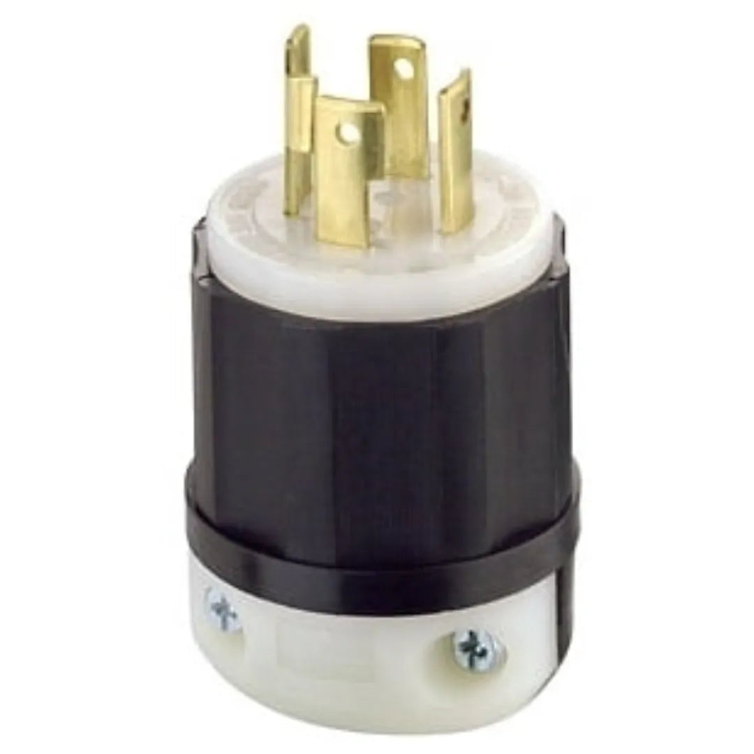 Fiche mâle twist-lock 4 cond. 30A, 125/250V Leviton
