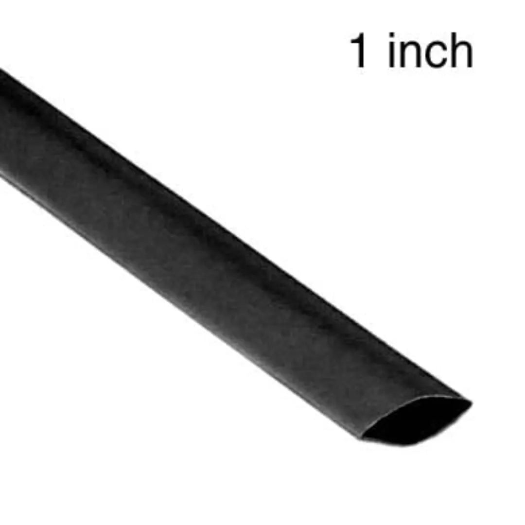 Tube thermoretractable noir, 1po (4')