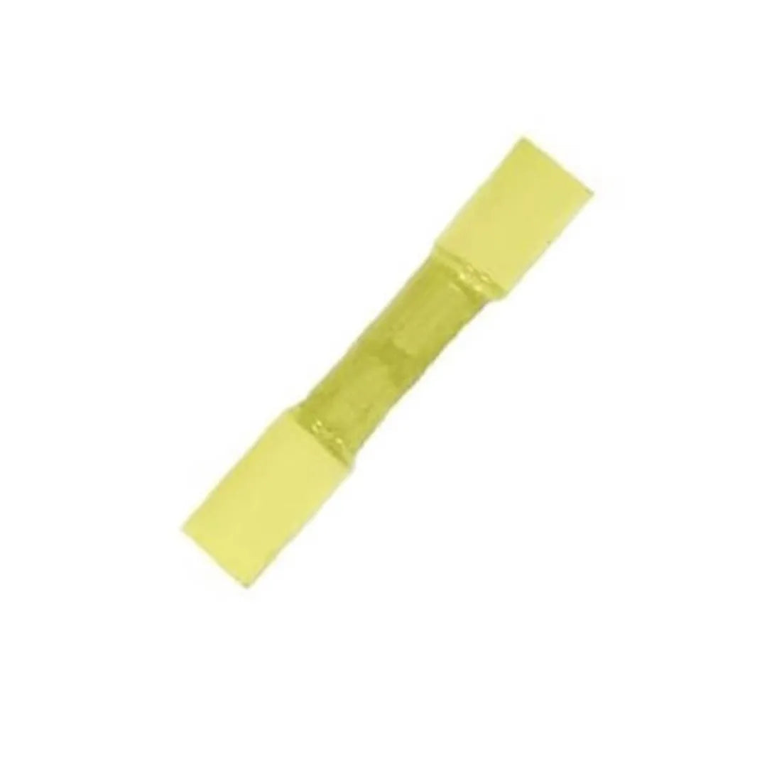 Connecteurs manchon(union) gaine thermor. jaune 12-10AWG PQT/25