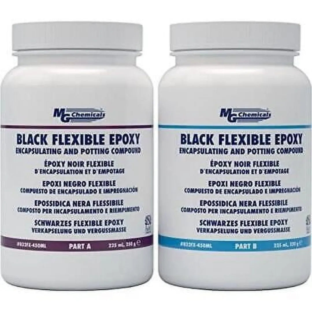 Résine époxy Flexible noir 450ML A/B