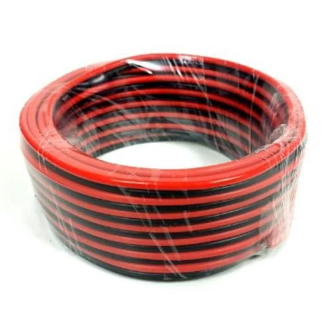 Fil de haut-parleur 16AWG ROUGE/NOIR CCA (50')
