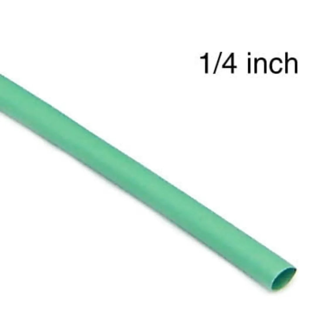Tube thermoretractable 1/4 vert (4')