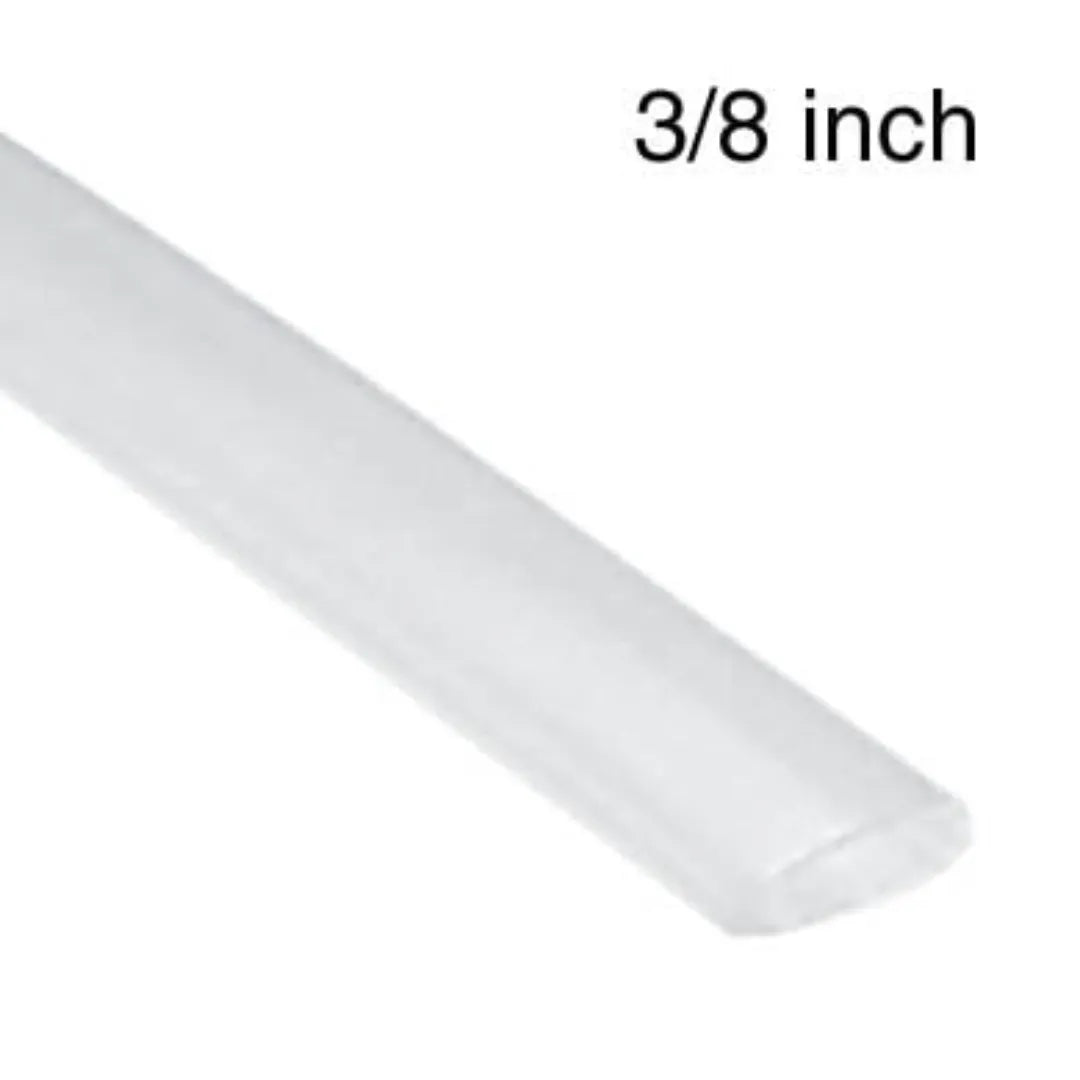 Tube thermoretractable 3/8 claire (4')