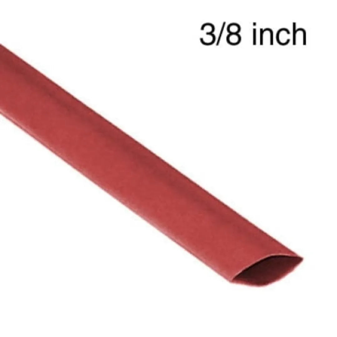 Tube thermoretractable 3/8 rouge (4')