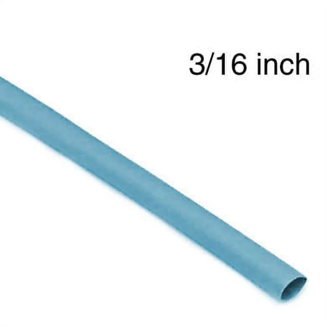 Tube thermoretractable 3/16 bleu (4')