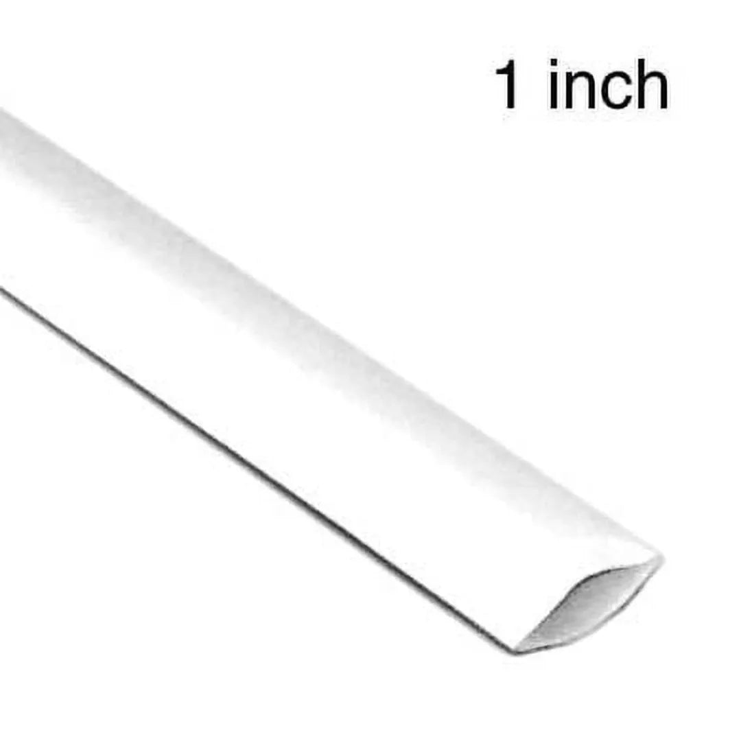 Tube thermoretractable 1 blanc (4')