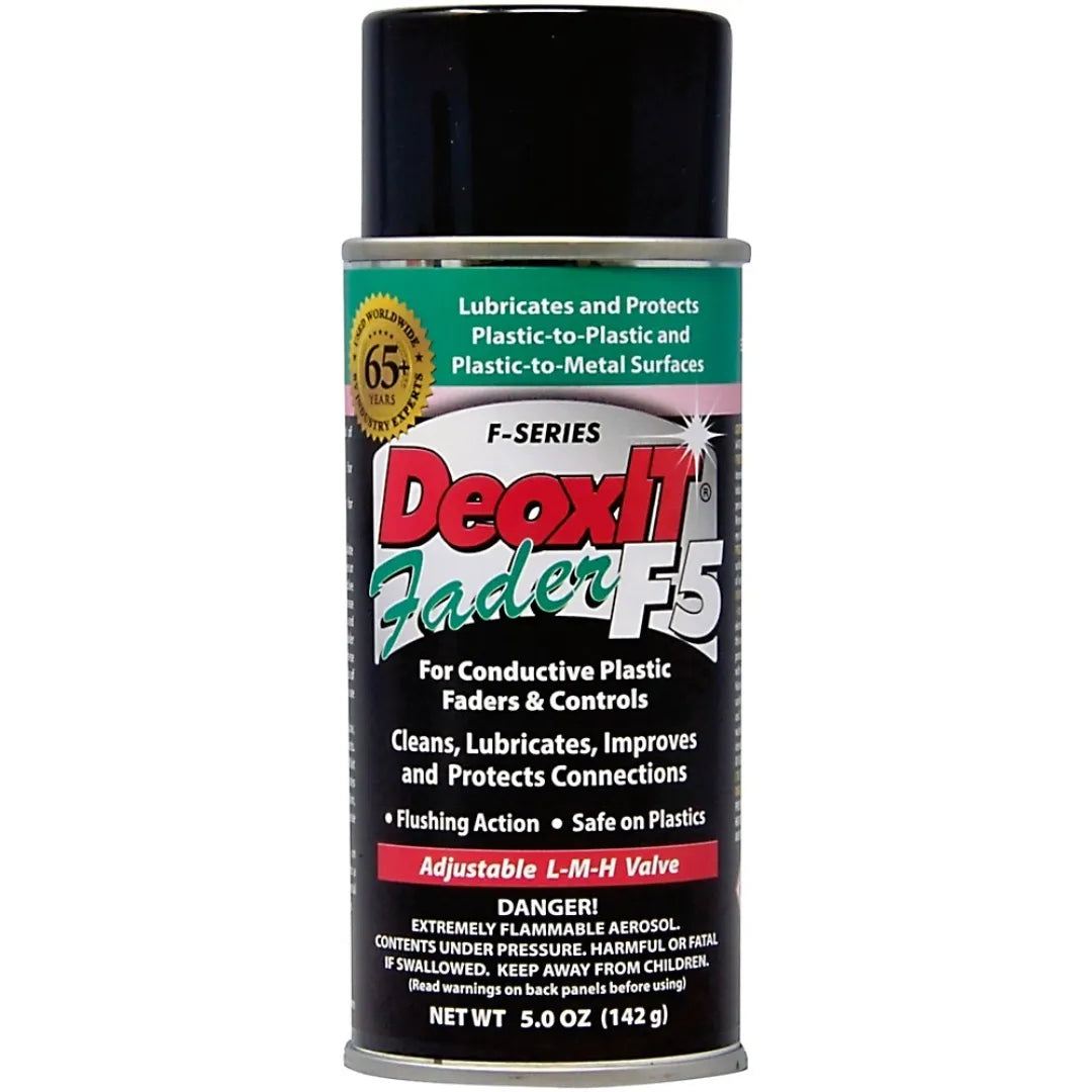 Deoxit F5 faderlube low-med-high valve, 5% solution, 142g