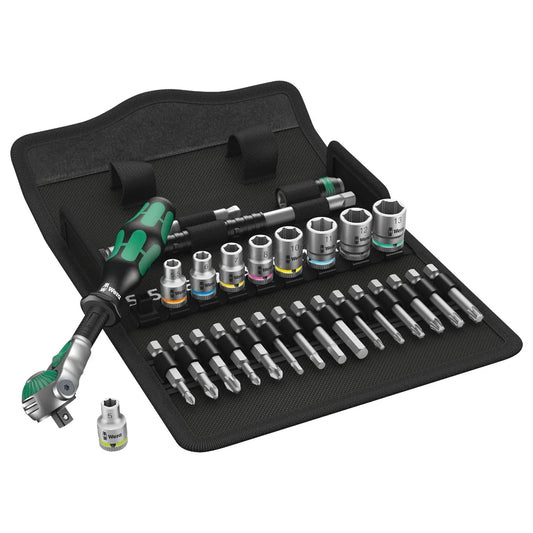 8100 sa 6, jeu cliquet zyklop speed 1/4 28 pièces, metric