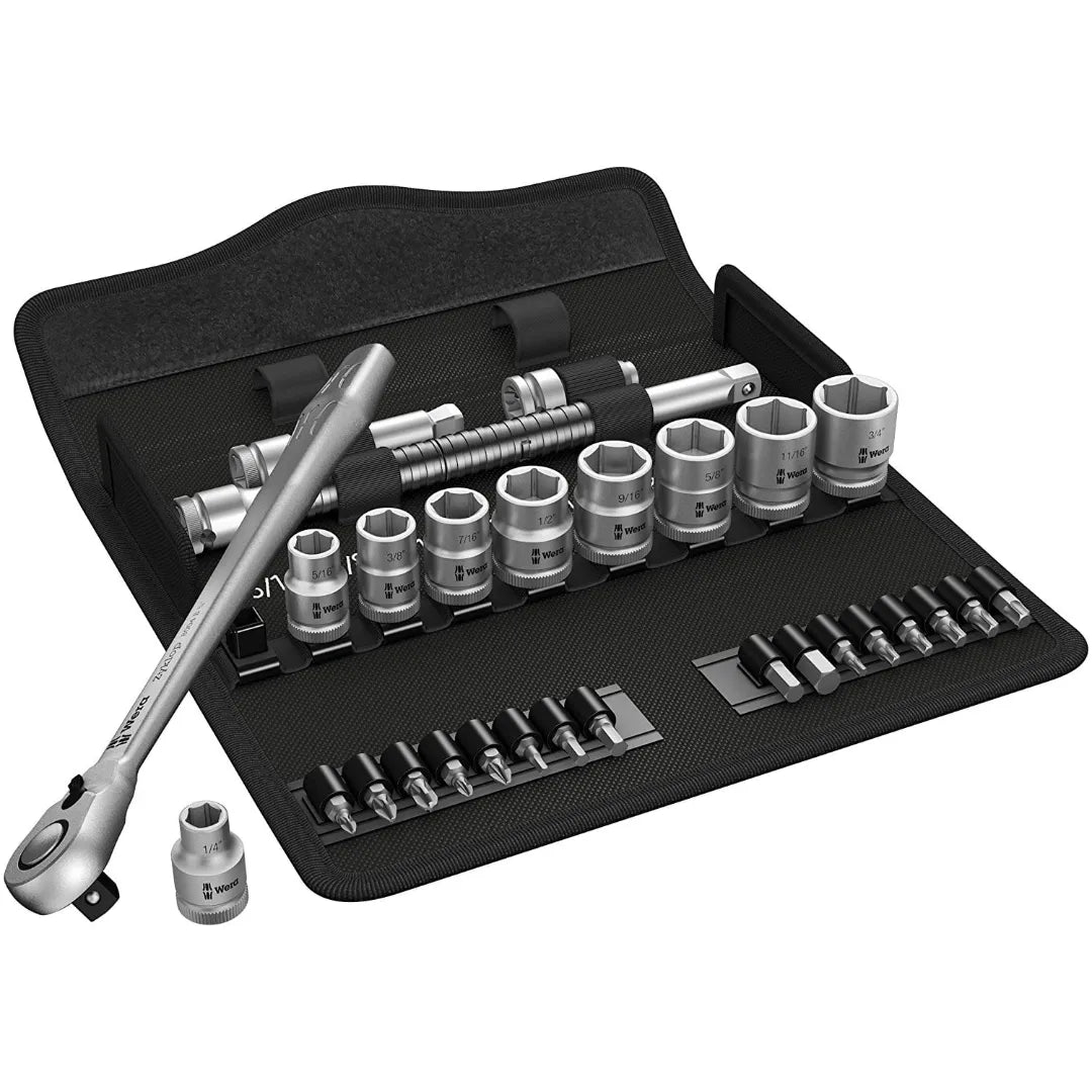 8100 sb 11, jeu cliquet zyklop METAL/LEVIER inv. 3/8 28 pièces, imperial