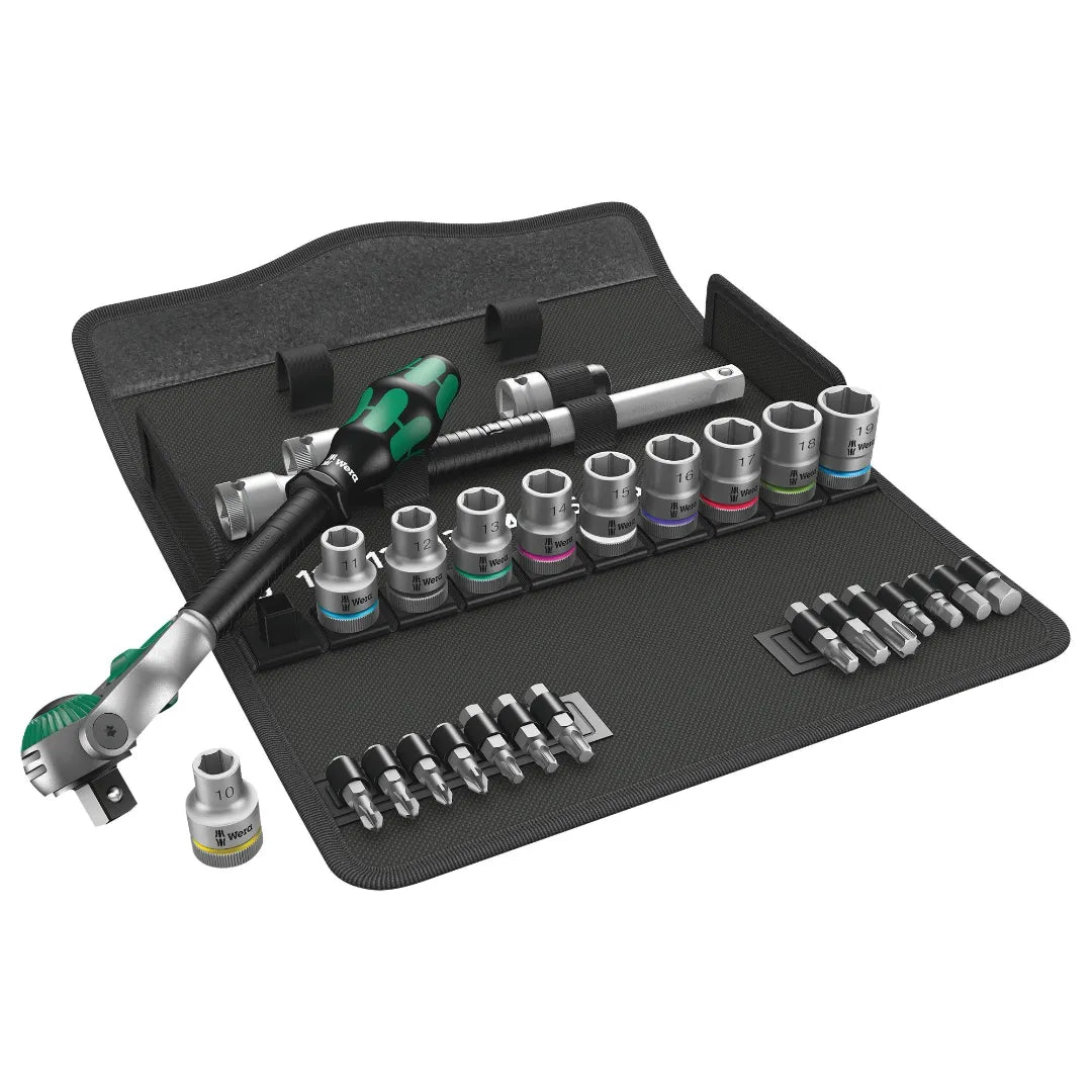 8100 sc 8, jeu cliquet zyklop METAL/LEVIER inv. 1/2 28 pièces, metric