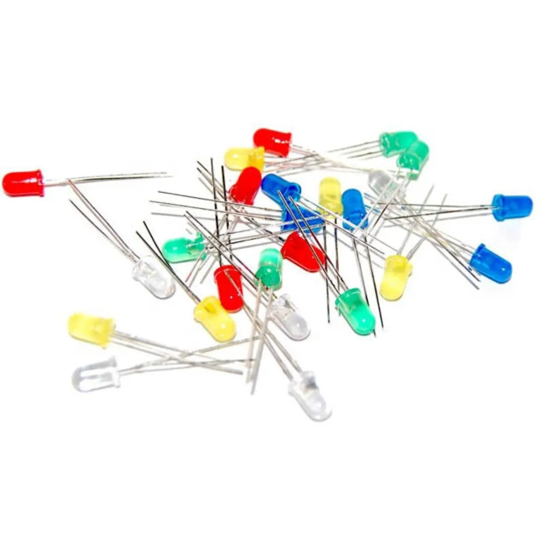 Ensemble de DEL couleurs assorties 5MM 25PCS
