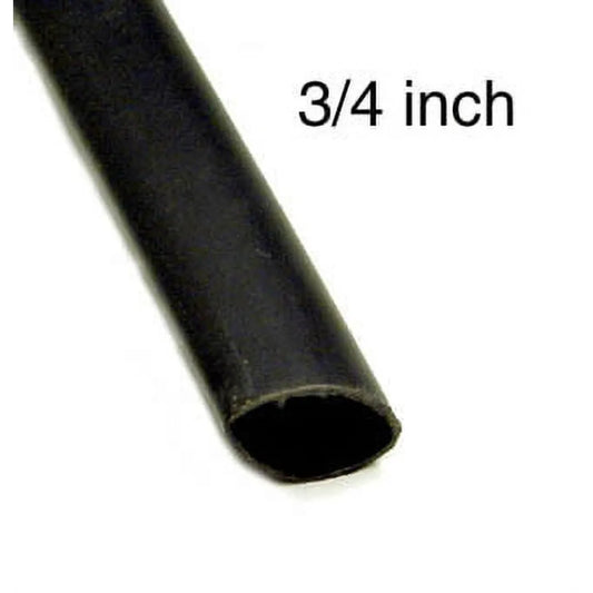 Tube thermoretractable dual wall, avec colle, 3/4 noir (4')  (CQ-9054)