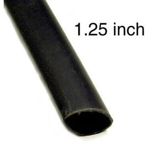 Tube thermoretractable avec colle noir, 1-1/4po (4')  (CQ-9053)