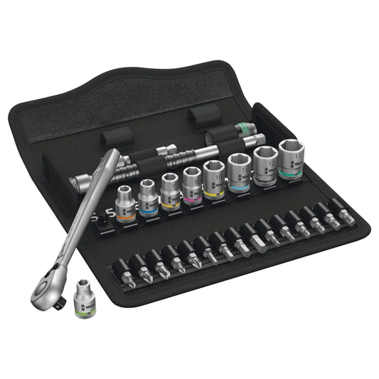 8100 sa 8, jeu cliquet zyklop METAL/LEVIER inv. 1/4 28 pièces, metric