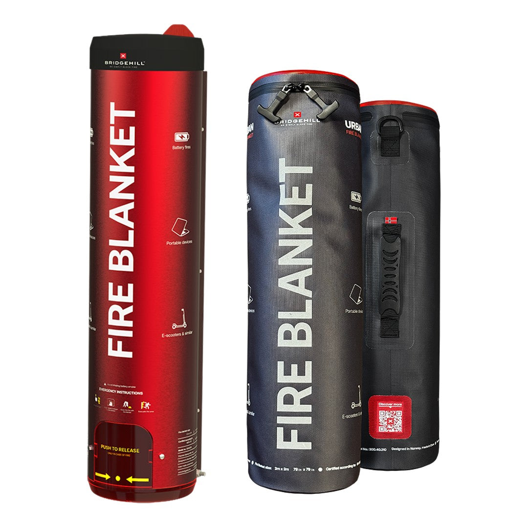 Couverture anti-feu Bridgehill URBAN en version murale et portable